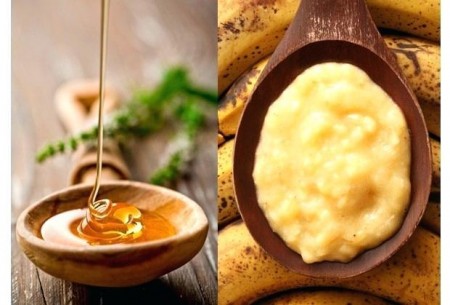 Masque banane + miel