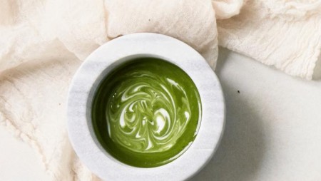 Masque yaourt/miel + thé vert